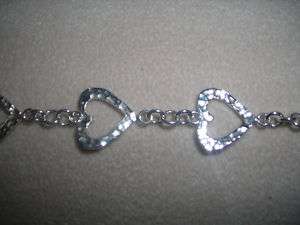 Silver Heart Mexican Bracelet Plata Corazon .950 B42 T3  