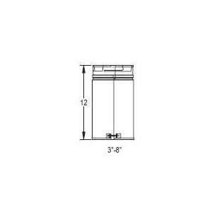  Lindemann 260304 Duravent 4in x 12in Adjustable Section B 