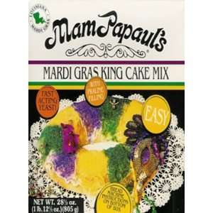 Mam Papauls Mix Cake Fllng Mardi Gras King 28.5 oz (Pack Of 6)  