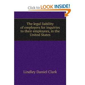   to their employees, in the United States Lindley Daniel Clark Books