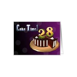  Chocolate Cake meringue stripes CAKE TIME Happy 28th 