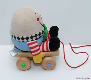   Humpty Dumpty musical pull toy. Plays music when you pull the string