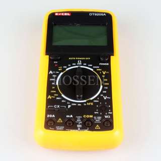 Digital Multimeter Amp &Volt Tester Tool Xiole DT9205A Diode and 