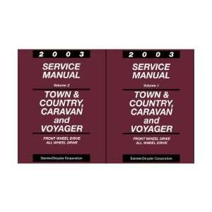    2003 TOWN & COUNTRY CARAVAN VOYAGER Service Manual Book Automotive