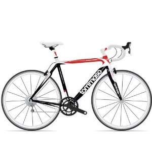 Tommaso Superleggera Road Bike (Race Carbon) , Black/Red, 58cm  