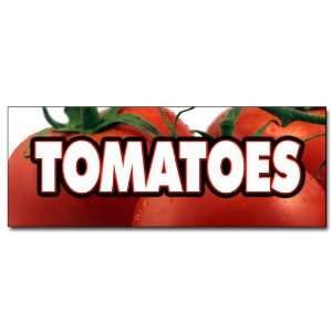  24 TOMATOES DECAL sticker tomato stand farmers market 