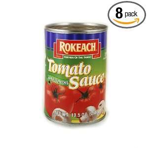 ROKEACH Tomato Sauce With Mushrooms, 10.5 Ounce Tins (Pack of 8 