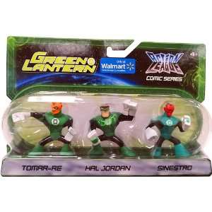   League Comic Series 3Pack TomarRe, Hal Jordan, Sinestro Toys & Games