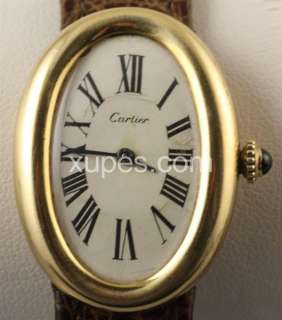 RARE INCREDIBLE PROVENANCE CARTIER 18K BAIGNOIRE  