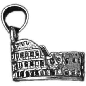 ROMAN COLISEUM IN ROME 3D with bale sterling silver  