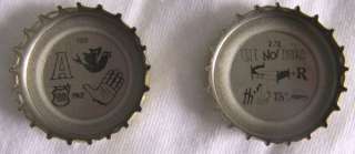 36 Ballantine Ale Beer Bottle Caps w/ Rebus Puzzles FUN  