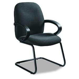   Management Series Side Arm Chair, Gray Fabric