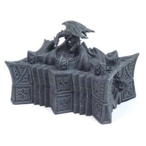  Figurine Dragon Tomb Box Cold Cast Resin Age of the 