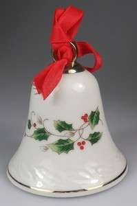 ROYAL LIMITED HOLLY HOLIDAY CHRISTMAS BELL ORNAMENT  