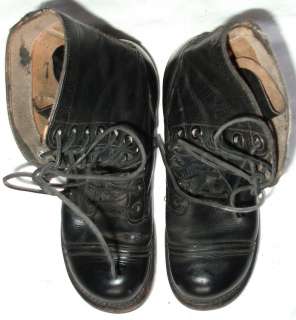   Early Vietnam War US Army Cap Toe Combat/ Paratrooper Boots, Size 7R