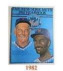   New York Mets Official Yearbook George Foster & George Bamberger Cover