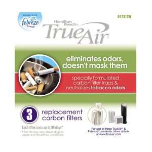  Hamilton Beach True Air Carbon Filter for Tobacco Odors (3 