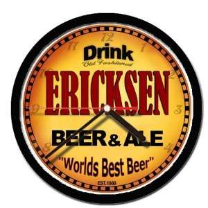  ERICKSEN beer and ale cerveza wall clock 