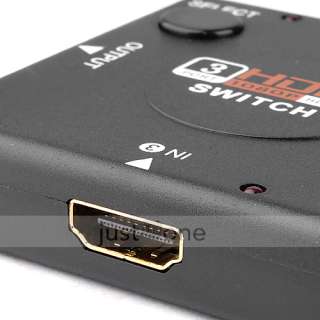   Port HDMI Amplifier 1.3B Switcher Splitter Box for HDTV PS3 DVD 1080P