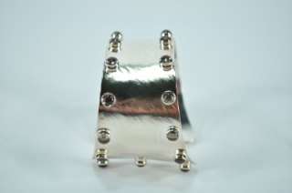 REBECCA NORMAN ~ HAMMERED STERLING SILVER BANGLE $310  