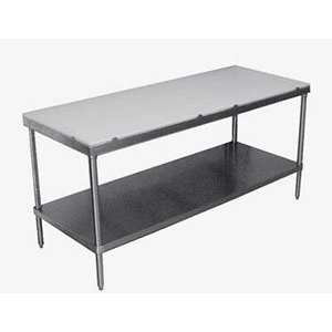  60 W x 24 D   Budget Work Table   18 Gauge Stainless 