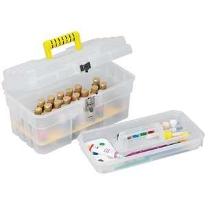     Painters Box   Clear with Yellow Handle Arts, Crafts & Sewing