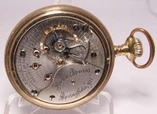 1912 Illinois Bunn Special 21 Jewel Pocket Watch Runs L@@K  