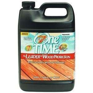  One Time Wood Sealer, 1 Gal Clove Brown Patio, Lawn 