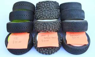 8th Buggy Tire Lot Proline Barcodes Losi XBit 8ight 2.0 RC8.2 Worlds 