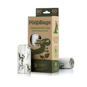  Earth Rated 60 Compostable Dog Waste Poop Bags, 4 Rolls of 