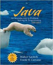   Programming, (0136072259), Walter Savitch, Textbooks   