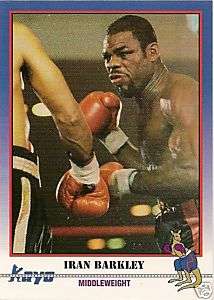 IRAN BARKLEY #67 1991 Kayo Boxing card  