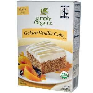   , Golden Vanilla Cake Mix, CERTIFIED ORGANIC, FAIR TRADE CERTIFIED