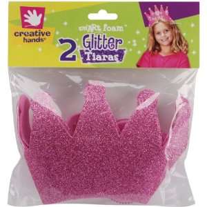    Creative Hands smART Foam Glitter Tiaras Pink