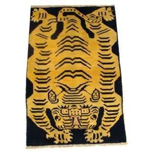  Tibetan Wool Tiger Rug 