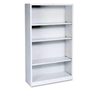  HON  Metal Bookcase, 4 Shelves, 34 1/2w x 12 5/8d x 59h 
