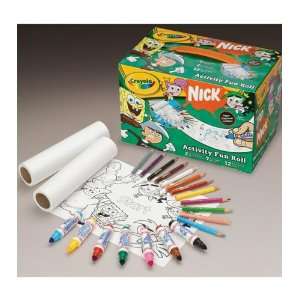  Crayola Activity Fun Roll Nickelodeon Toys & Games