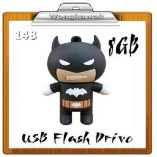 Cartoon Batman Pattern 8GB USB 2.0 Flash Pen Drive Memory Stick  