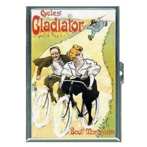  Bicycle Gladiator Italy Retro ID Holder, Cigarette Case or 