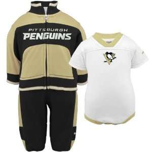   Pittsburgh Penguins Infant Three Piece Warm Up Suit