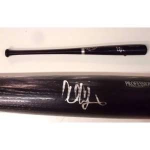 Carl Crawford Signed Bat Boston Red Sox Big Stick Coa  