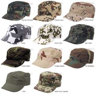 MFH brand US Army style BDU combat field caps. These hats are 