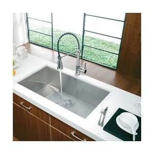  Vigo VG14025 Undermount Single Bowl Kitchen Sink with Vigo 