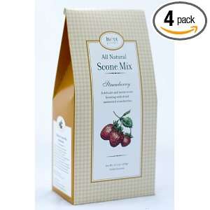 Iveta Gourmet Scone Mix, Strawberry, 10.2 Ounce Units (Pack of 4 