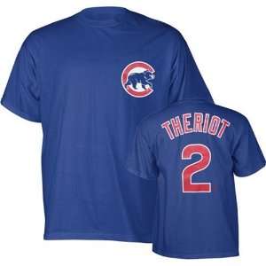  Ryan Theriot Chicago Cubs Royal Blue Jersey Name & Number 