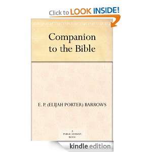 Companion to the Bible E. P. (Elijah Porter) Barrows  