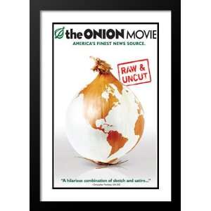 The Onion Movie 20x26 Framed and Double Matted Movie Poster   Style A