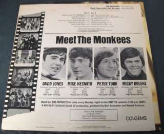 The Monkees Meet The Monkees 33 LP COM 101 RE Mono 1966  