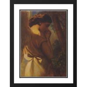 Chasseriau, Theodore 19x24 Framed and Double Matted The Angel  