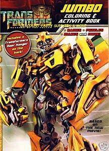 Transformers Bumblebee Coloring Book Party Favors  